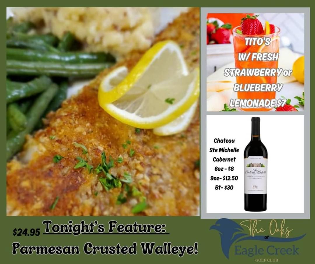 Parmesan Crusted Walleye